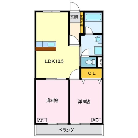 メゾン長田の物件間取画像